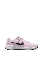 Nike Pink Revolution 6 FlyEase Easy On/Off Trainers - Image 1 of 10