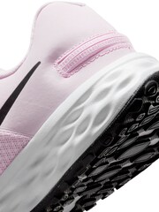 Nike Pink Revolution 6 FlyEase Easy On/Off Trainers - Image 9 of 10