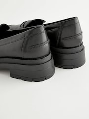 Black Forever Comfort® Leather Chunky Loafers - Image 5 of 8