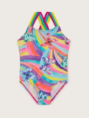 Monsoon Pink Butterfly Swirl Swimsuit - Image 1 of 3