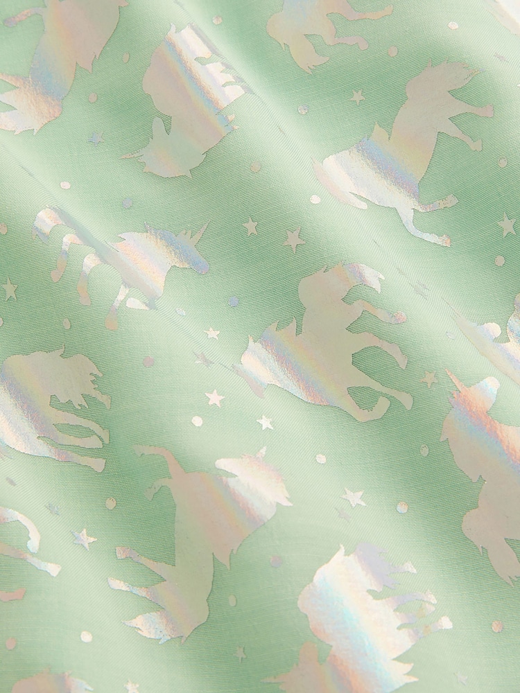 Monsoon Unicorn Print Frill Dress - Image 4 of 4
