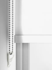 White Lucky Made to Measure Blackout Roller Blind - Image 5 of 6