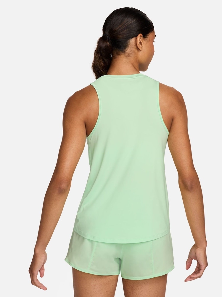 Nike Green Dri-FIT One Swoosh Running Tank Top - Image 2 of 4