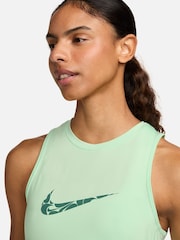 Nike Green Dri-FIT One Swoosh Running Tank Top - Image 3 of 4
