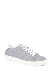 Jones Bootmaker Grey Telford Recycled Polyester Trainers - Image 2 of 5