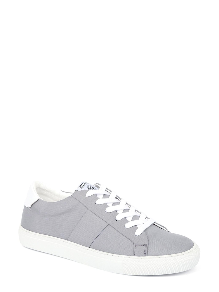 Jones Bootmaker Grey Telford Recycled Polyester Trainers - Image 2 of 5