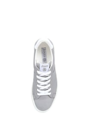 Jones Bootmaker Grey Telford Recycled Polyester Trainers - Image 4 of 5