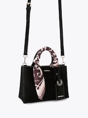 Carvela Black Nina Suede Mini Tote Bag - Image 3 of 5