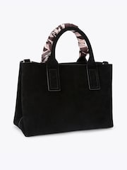 Carvela Black Nina Suede Mini Tote Bag - Image 4 of 5