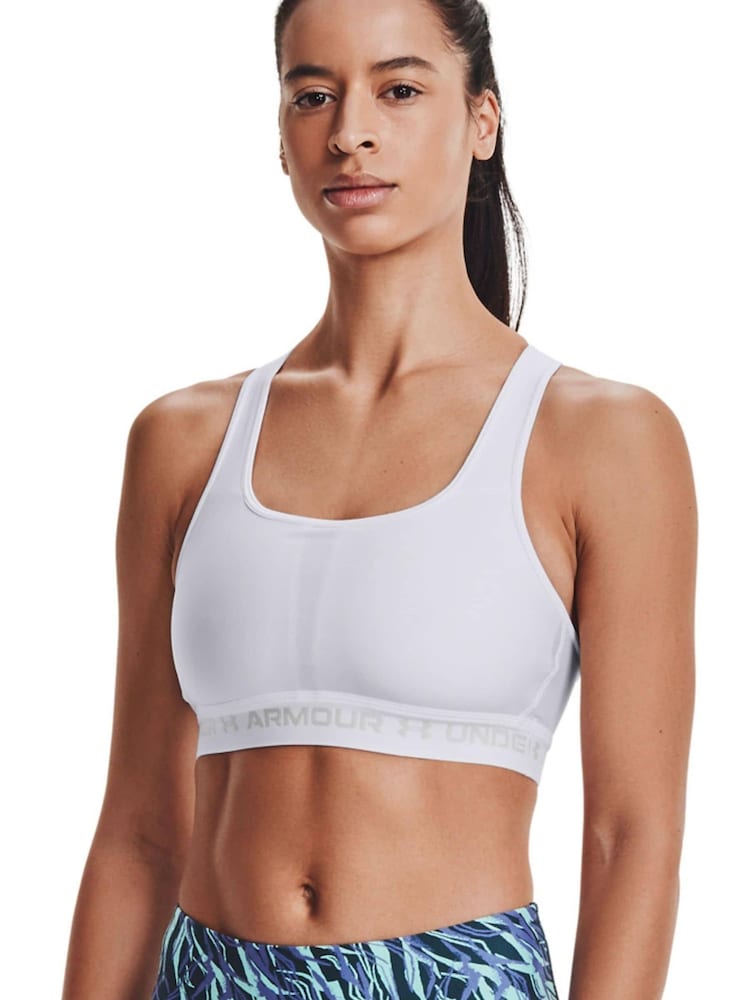 Under Armour Crossback Mid Support Bra - Image 1 of 10