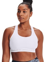 Under Armour Crossback Mid Support Bra - Image 7 of 10