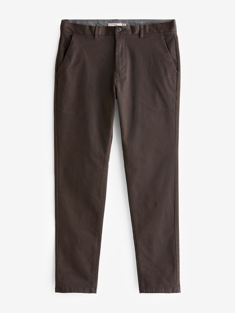 Brun - Slim Fit (Slim Fit) - Pantalon chino stretch - Image 7 of 10