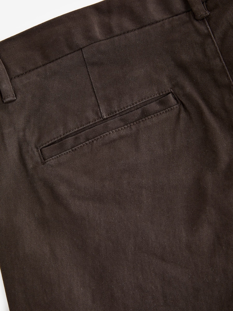 Brun - Slim Fit (Slim Fit) - Pantalon chino stretch - Image 9 of 10