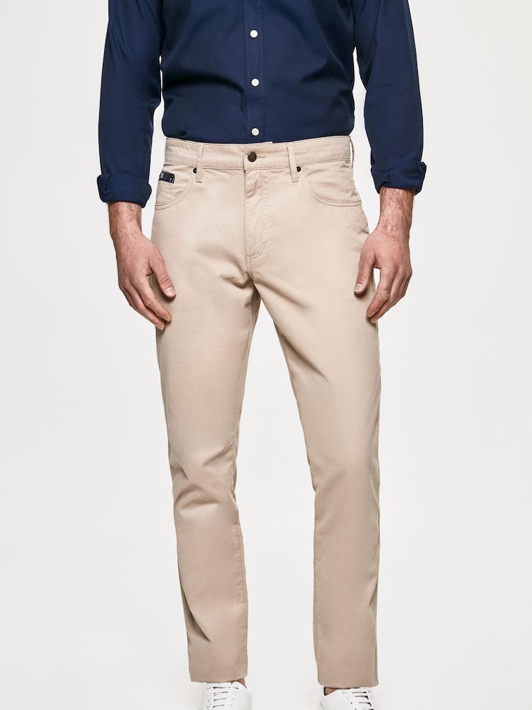 Hackett Brown Trinity Five Pocket Trousers - Image 1 of 4