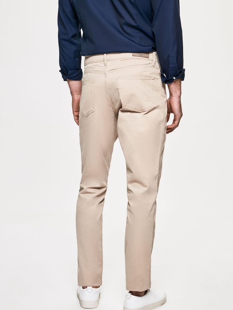 Hackett Brown Trinity Five Pocket Trousers - Image 1 of 3