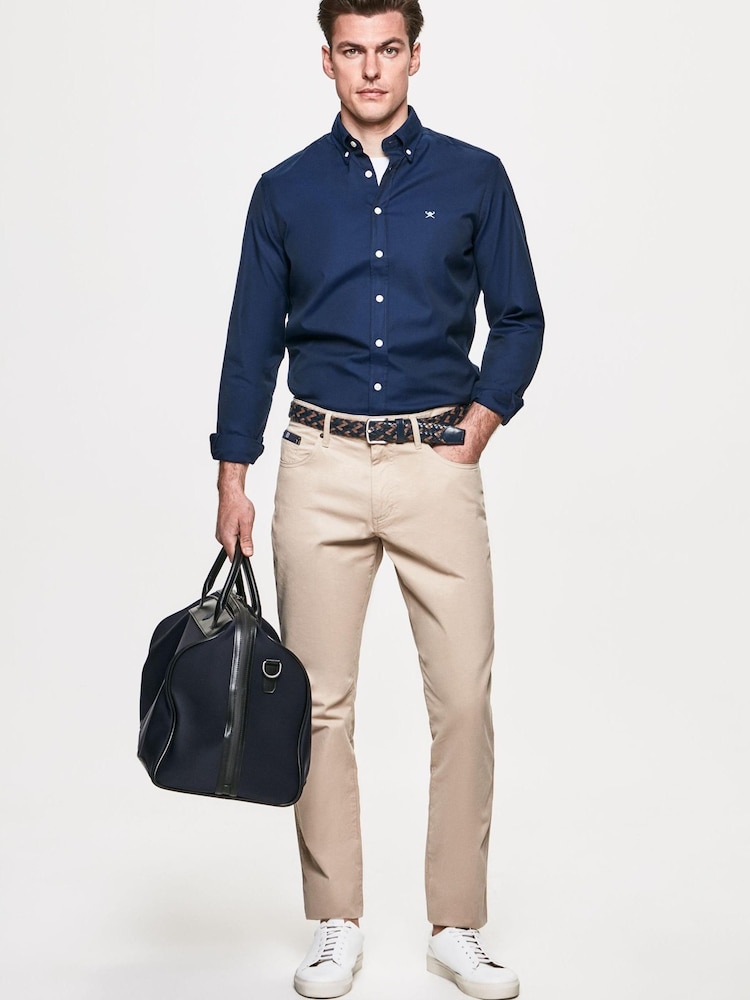 Hackett Brown Trinity Five Pocket Trousers - Image 2 of 3