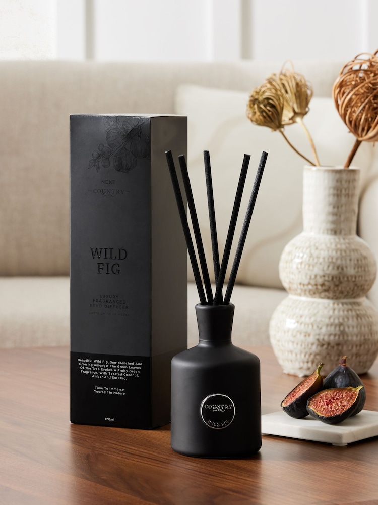 Country Luxe Wild Fig 170ml Fragranced Reed Diffuser - Image 1 of 3