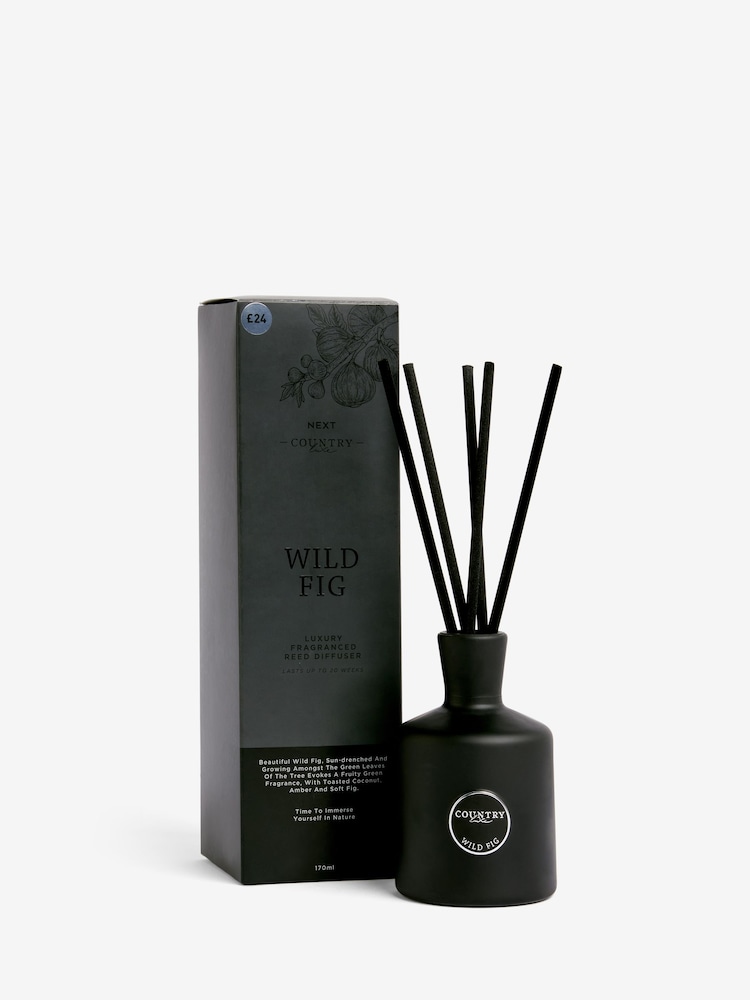 Country Luxe Wild Fig 170ml Fragranced Reed Diffuser - Image 3 of 3