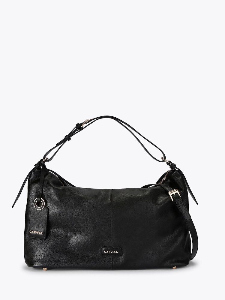 Carvela Bianco Leather Slouch Shoulder Bag - Slika 1 iz 5