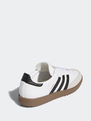 adidas Golf Samba White/Black Shoes - Image 6 of 11