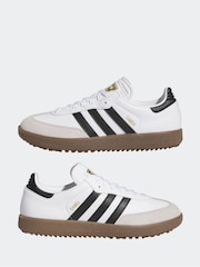 adidas Golf Samba White/Black Shoes - Image 7 of 11
