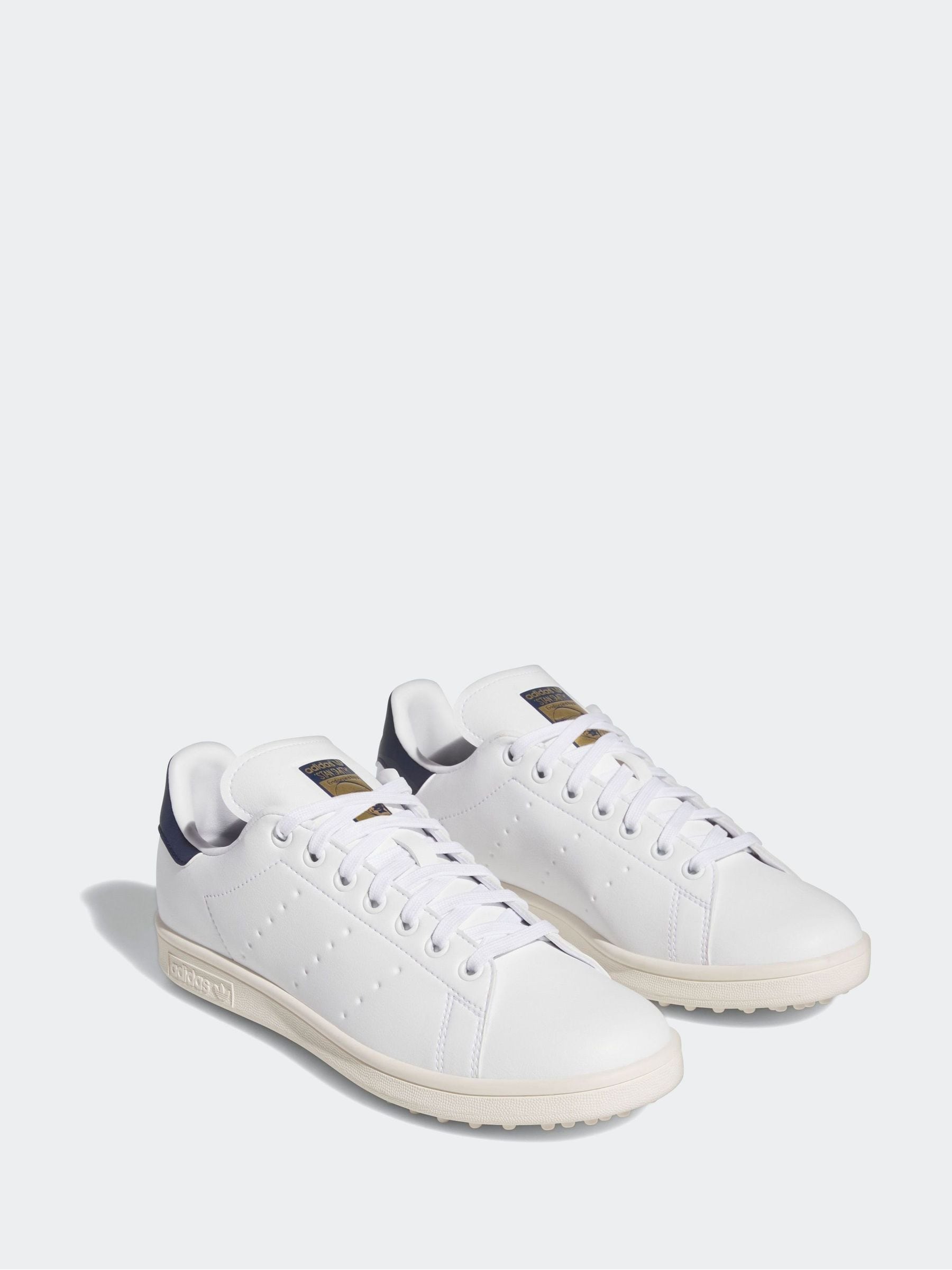 Buy adidas Golf White Blue Stan Smith Shoes from Next USA