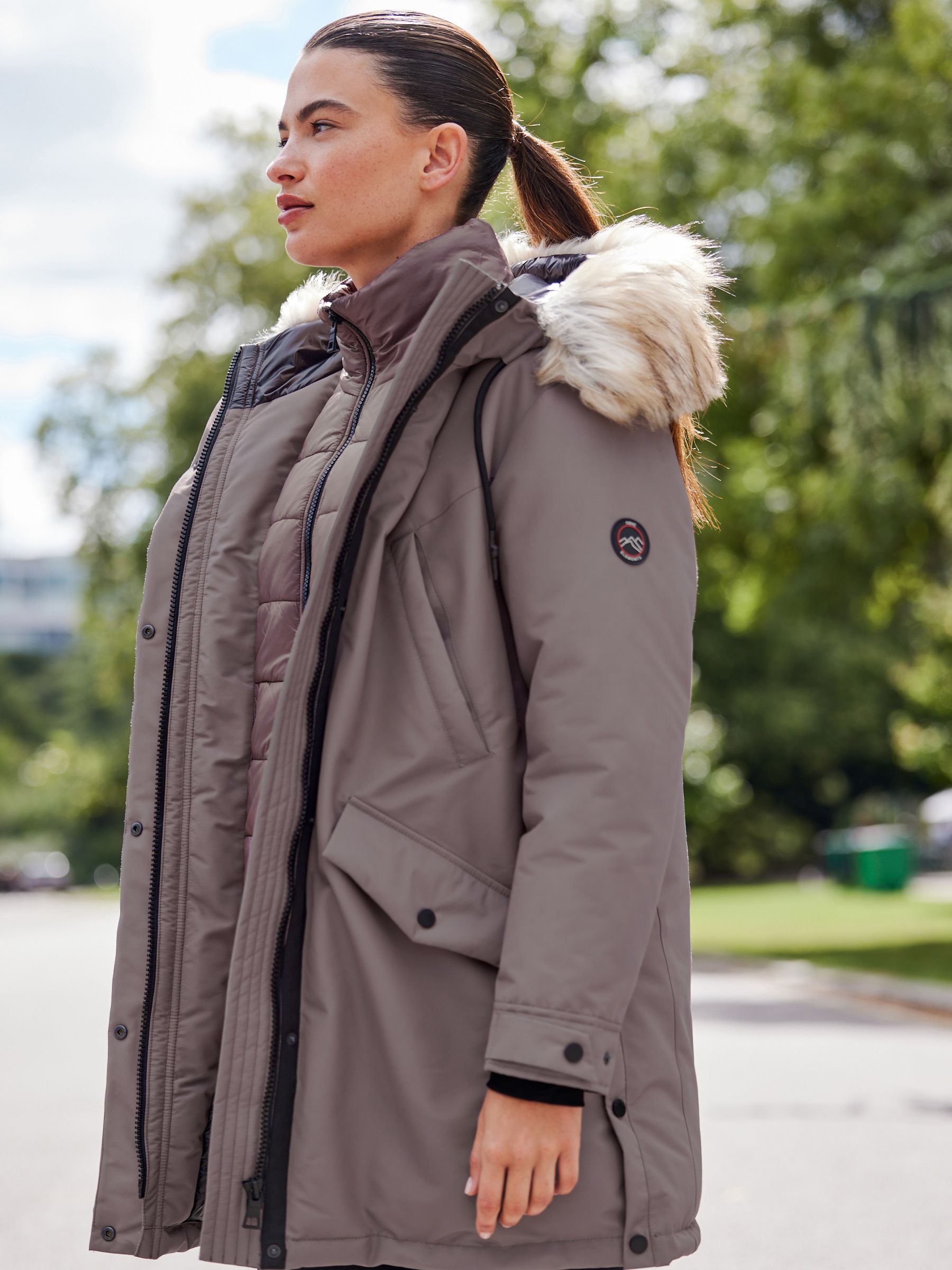 Waterproof padded parka womens hotsell
