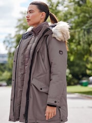 Mauve Purple Elements Waterproof Padded Parka Coat - Image 5 of 11