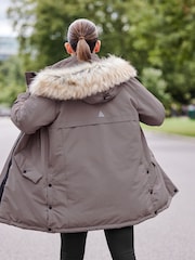 Mauve Purple Elements Waterproof Padded Parka Coat - Image 6 of 11