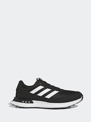 أسود/أبيض - 2 أحذية رياضية بنعل غير مسنن Golf S24G من adidas - صورة 1 من 9