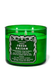 Bath & Body Works Fresh Balsam 3-Wick Christmas Candle 411g - Image 1 of 2