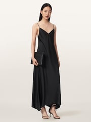 AllSaints Black Leona Dress - Image 5 of 6