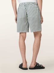 AllSaints Blue Chopin Shorts - Image 3 of 6