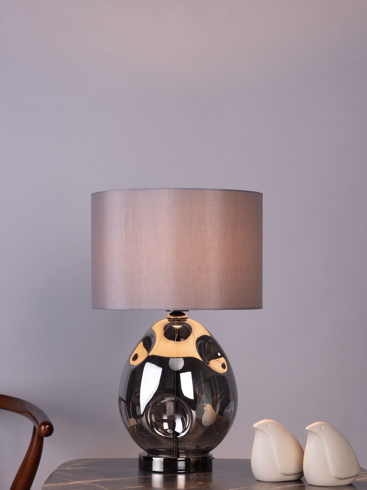 Dar Lighting Black Quinn Table Lamp - Image 1 of 4