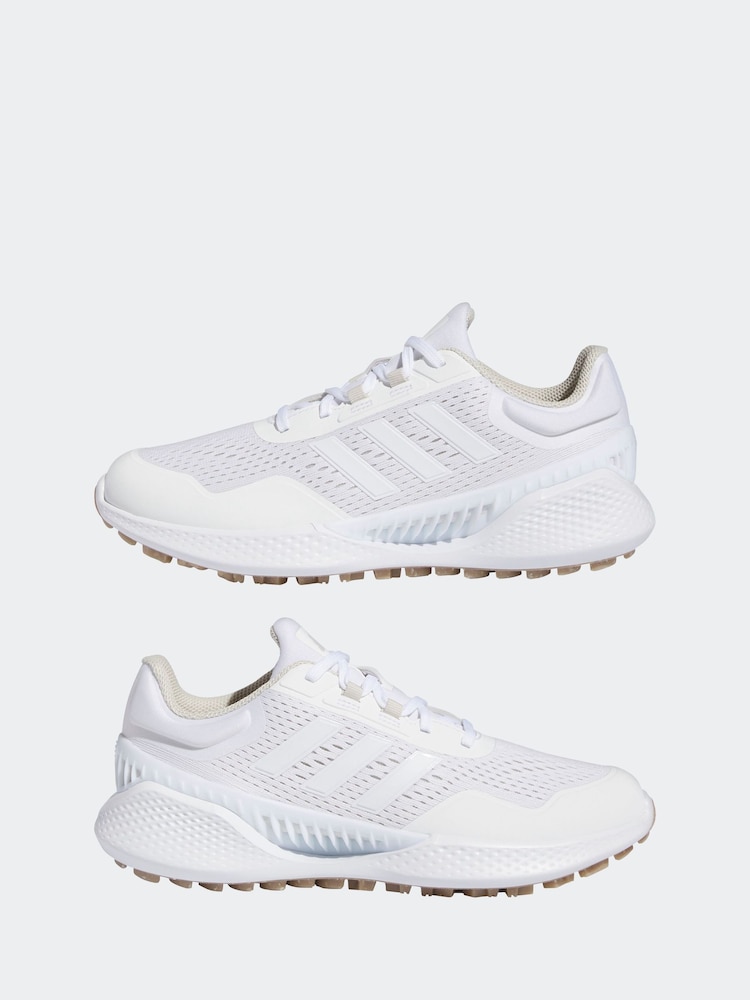 adidas Golf Summervent 24 Bounce Golf White Shoes - Image 7 of 9