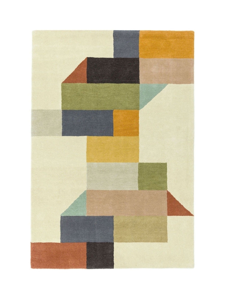 Asiatic Rugs Multi Reef Wool Modern Rug - Image 2 of 6