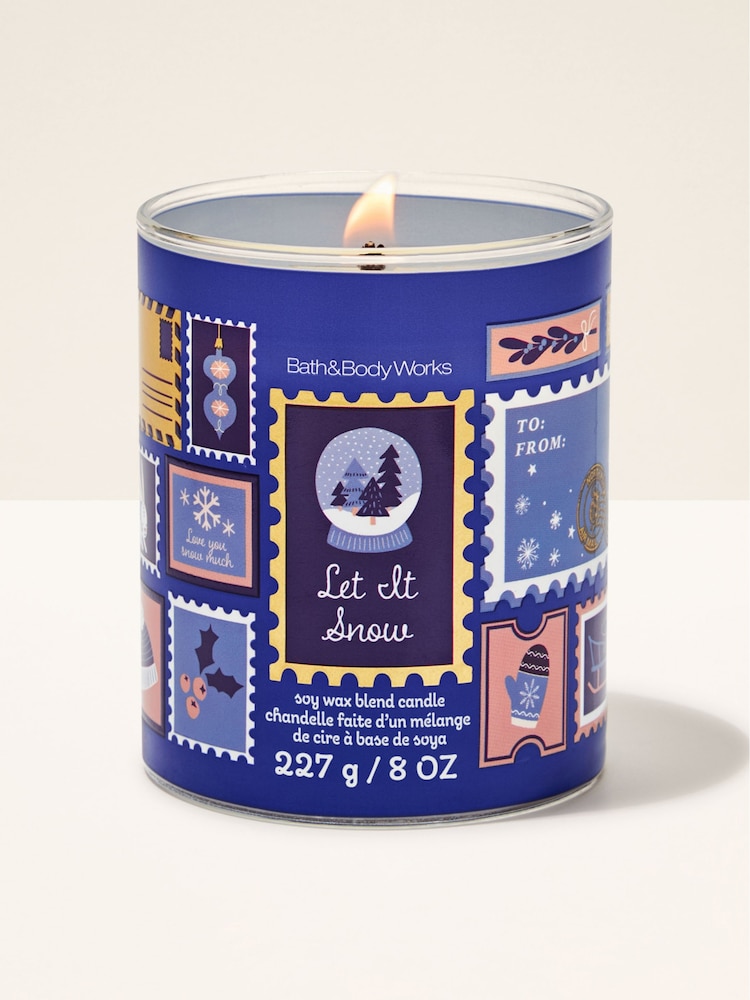 Bath & Body Works Let It Snow Single Wick Candle 227g - Image 1 of 1