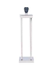 Pacific Silver Langston Nickel Column Table Lamp - Image 2 of 2
