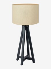 Pacific Black Whitby Black Wood Table Lamp - Image 1 of 3
