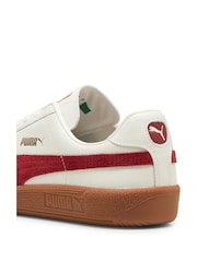 Puma White Army Trainers - Image 5 of 7