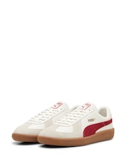 Puma White Army Trainers - Image 7 of 7