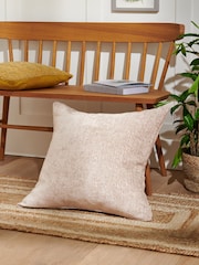 Natural Heavyweight Chenille 59 x 59cm Cushion - Image 1 of 8