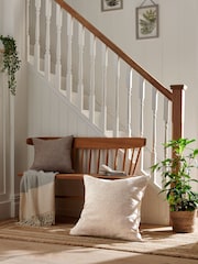 Natural Heavyweight Chenille 59 x 59cm Cushion - Image 3 of 8