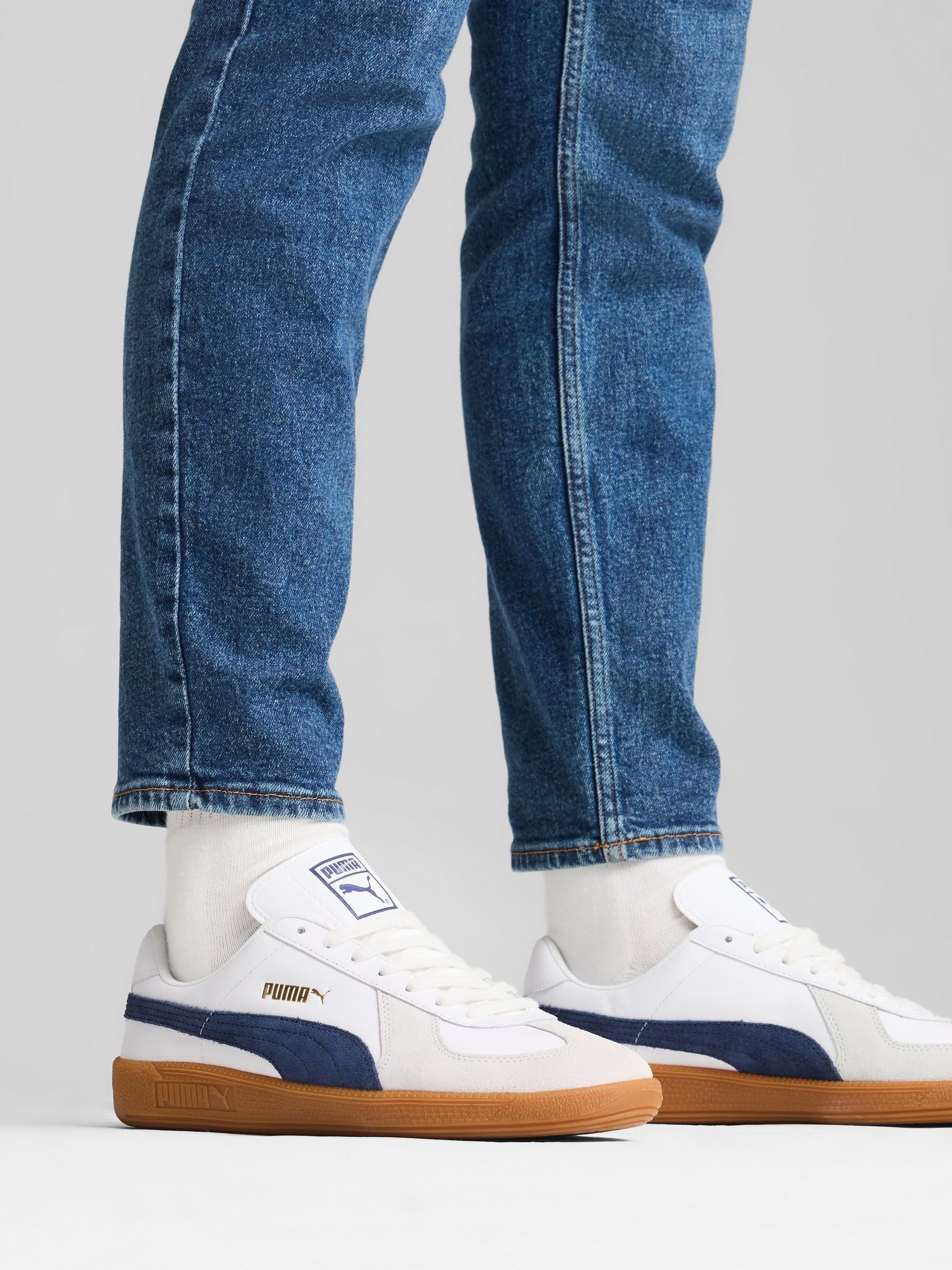 Buy Puma White Army Trainers from Next Luxembourg