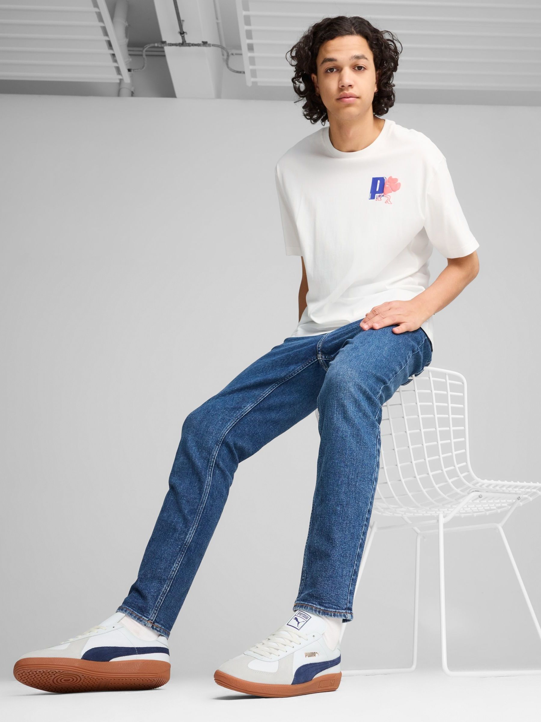 Buy Puma White Army Trainers from Next Denmark