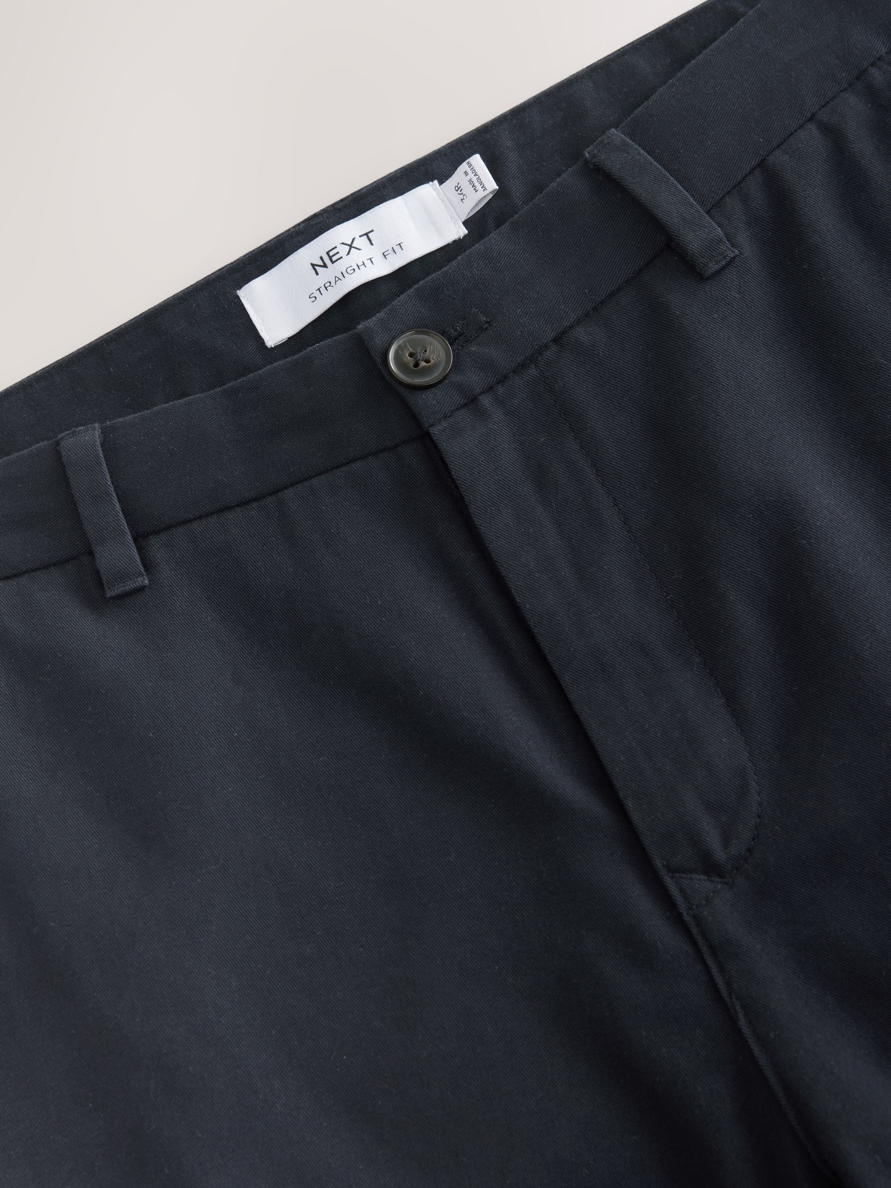 Buy Navy Blue Straight Fit Stretch Chinos Trousers from Next USA