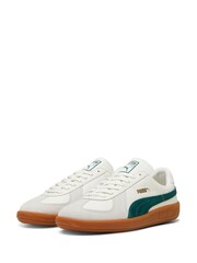 Puma Cream Army Trainers - Image 4 of 7