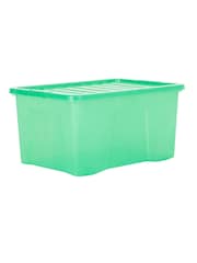 Wham Set of 3 Green Crystal Sparkle 60L Boxes and Lids - Image 5 of 6
