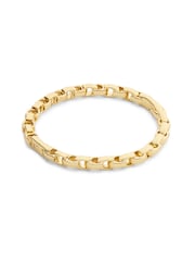 COACH Gold Signature C Link Bangle Bracelet - Image 1 of 5