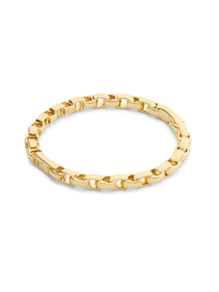 COACH Gold Signature C Link Bangle Bracelet - Image 1 of 5